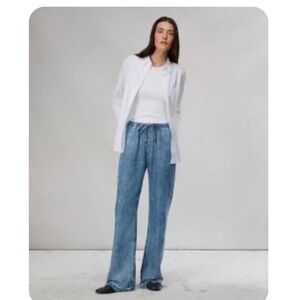 rag & bone ultra featherweight Logan wide leg Jean